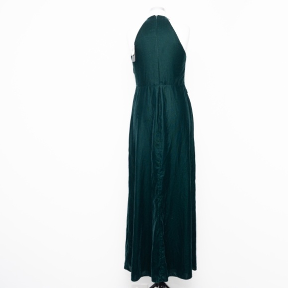 Lauren Ralph Lauren. Women's Velvet Beaded Halter Gown. - Picture 3 of 13
